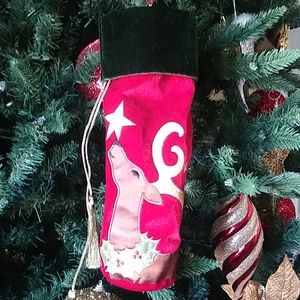 CHRISTMAS WINE HOLDER